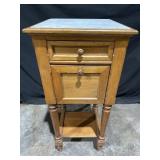 19th Century wash stand with marble insert