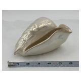 Decorative Conch Sea Shell,  Ceramic, iridescent