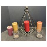 Hanging geometric candle holder, 2 Bath & Body