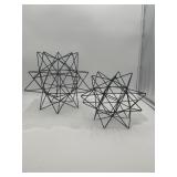 Metal Star shaped tabletop decor