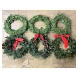 6 - 20 in wreaths.  3 are new with tags.  3 are