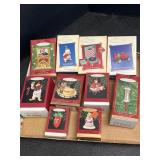 10 Hallmark Keepsake ornaments, original boxes