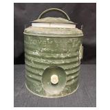 Vtg Covey galvanized water cooler, 2 gal.