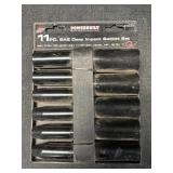 11 pc. SAE Deep Impact Socket Set