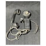 Vtg Bell Western Electric Wall Rotary Phone