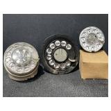 Vtg. Telephone rotary number dials