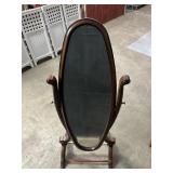 Bombay Wood Cased Beveled Floor Mirror