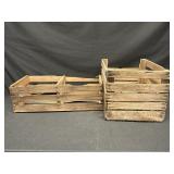 2 Wooden Crates