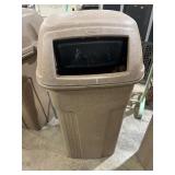 Toter 50gal. square sandstone trash container