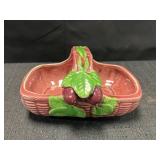 Ceramic berry basket, made in Japan.  6 x 4 x 3in