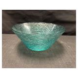 Anchor Hocking Aqua Turquoise Salad Bowl