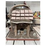 Hand Made Wooden Cabin Bird House