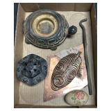 Incense burner, candle holder, decorative items