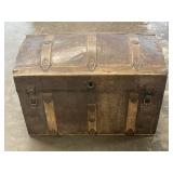 Vintage Dome Top Steamer Storage Trunk