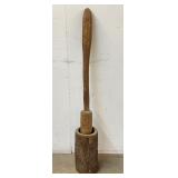 Antique Wooden Primitive Masher