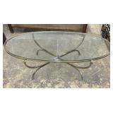 Hoof Foot & Ram Head Brass Coffee Table