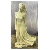 3 FT Concrete Lady Statue