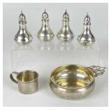 Assortment of Sterling Silver S/P Shakers & More