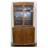 Vintage Wood China Cabinet