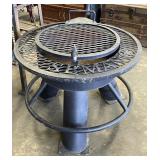 Outdoor Cast Iron Wood Burning Fire Pit