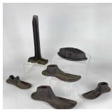 Antique Cast Iron Shoe Molds & More