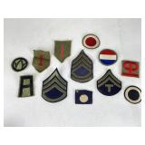 Assortment of  WW2 US Army Military Patches