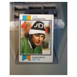 1973 Topps Joe Namath FB Card