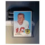 1969 Topps George Blanda FB card