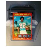 1971 Topps Mercury Morris FB Card