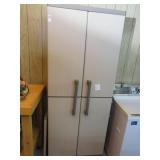 2 door plastic storage cabinet 64"x27"x15"