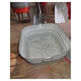 galvanized wash tub