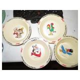 1995 kelloggs plastic cereal bowls