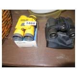 bushnell binoculars w/ case & other