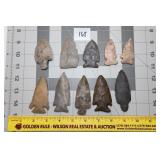 (10) Native American Arrowheads / Artifacts /