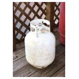 Propane Bottle - appears to be full - Located on