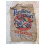 Northern Flight Burlap Potato Sack - Located in