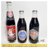 (3) Sealed Coca-Cola Bottles - 1982 St. Louis