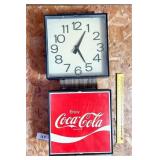 Vintage Coca-Cola Clock - has been plugged in but