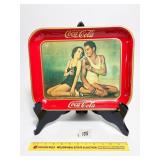 Vintage Metal Coca-Cola Tray the only date shown