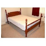 Vintage Full size bed; appears to be cherry; does