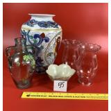 Assorted Lot of Decorative Items includes a Vase,