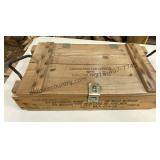 Vintage Wood Ammo Box