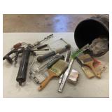 Grease Gun, Painting Supplies & More