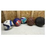 Volleyball, Basketball, Soccer Balls