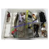 Clear Plano Tackle Box With Some Tackle