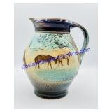 Winchester Pottery Horse Pitcher