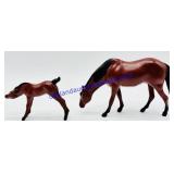 Hartland 5" Thoroughbred Made and Foal Styrene