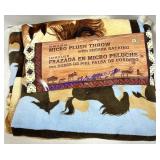 50x60 Horse Throw Blanket