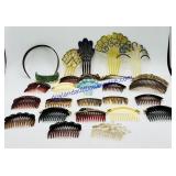 Lot of Victorian Combs