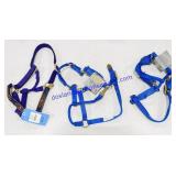 Lot of (3) Nylon Halters - All New